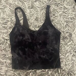 Black Tie Dye Lululemon Align Tank Size 2